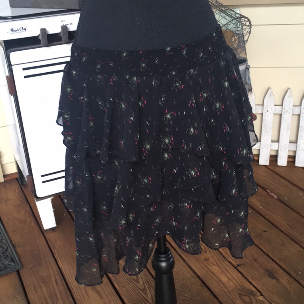 Ruffle shirt.
